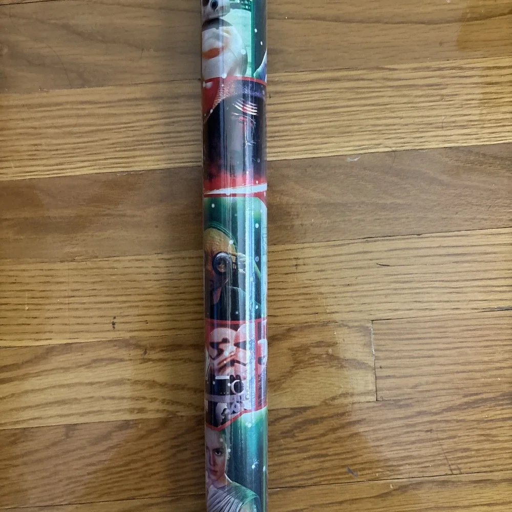 Star Wars The Force Awakens XMAS Wrapping Paper American Greetings 2015 NWT NOS